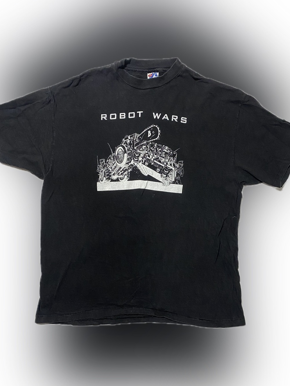 Robot Wars Graphic Tee - Black Short Sleeve Crewneck